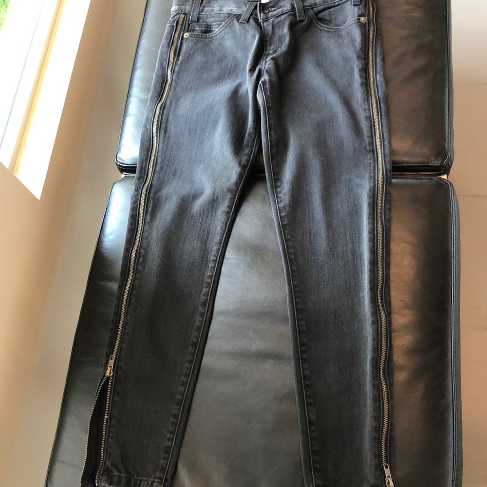 Current Elliott The Side Zip Crop